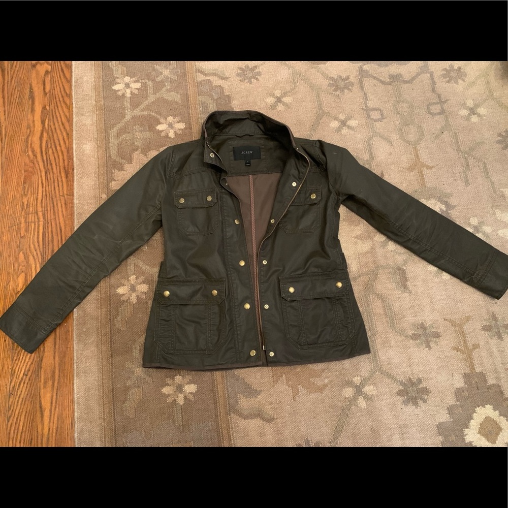 J. Crew Army Green Jacket (small)